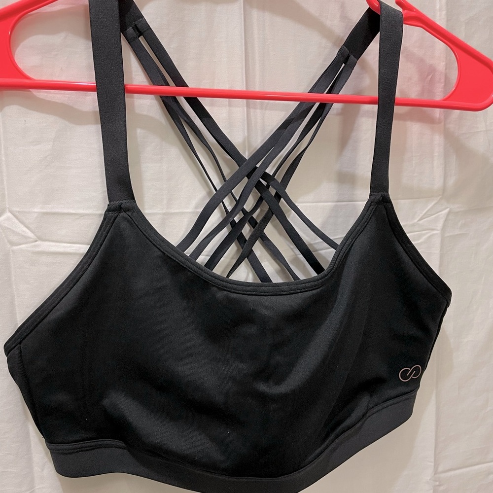 Black CALIA by Carrie Underwood Strappy Sports bra